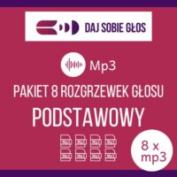 Podstawowy pakiet - 8 rozgrzewek głosu